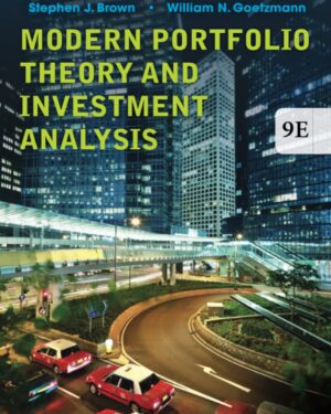 Modern Portfolio Theory and Investment Analysis 9th Edition