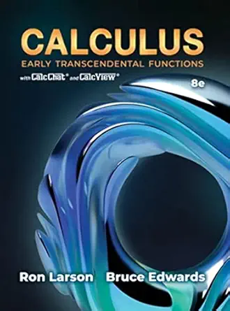 Calculus Early Transcendental Functions 8th Edition